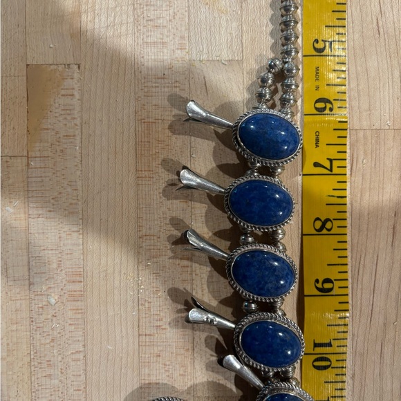 Native American Squash Blossom necklace - Picture 4 of 8